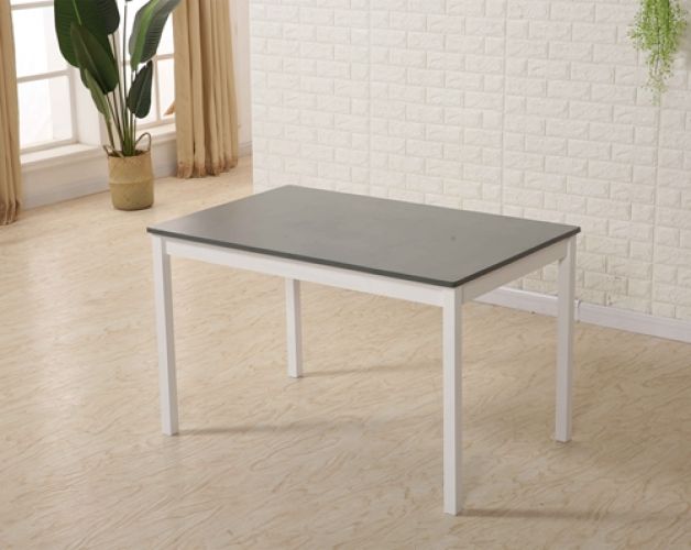 (Grey) WestWood Quality Solid Wooden Dining Table and 4 Chairs Set Kitchen - Image 4