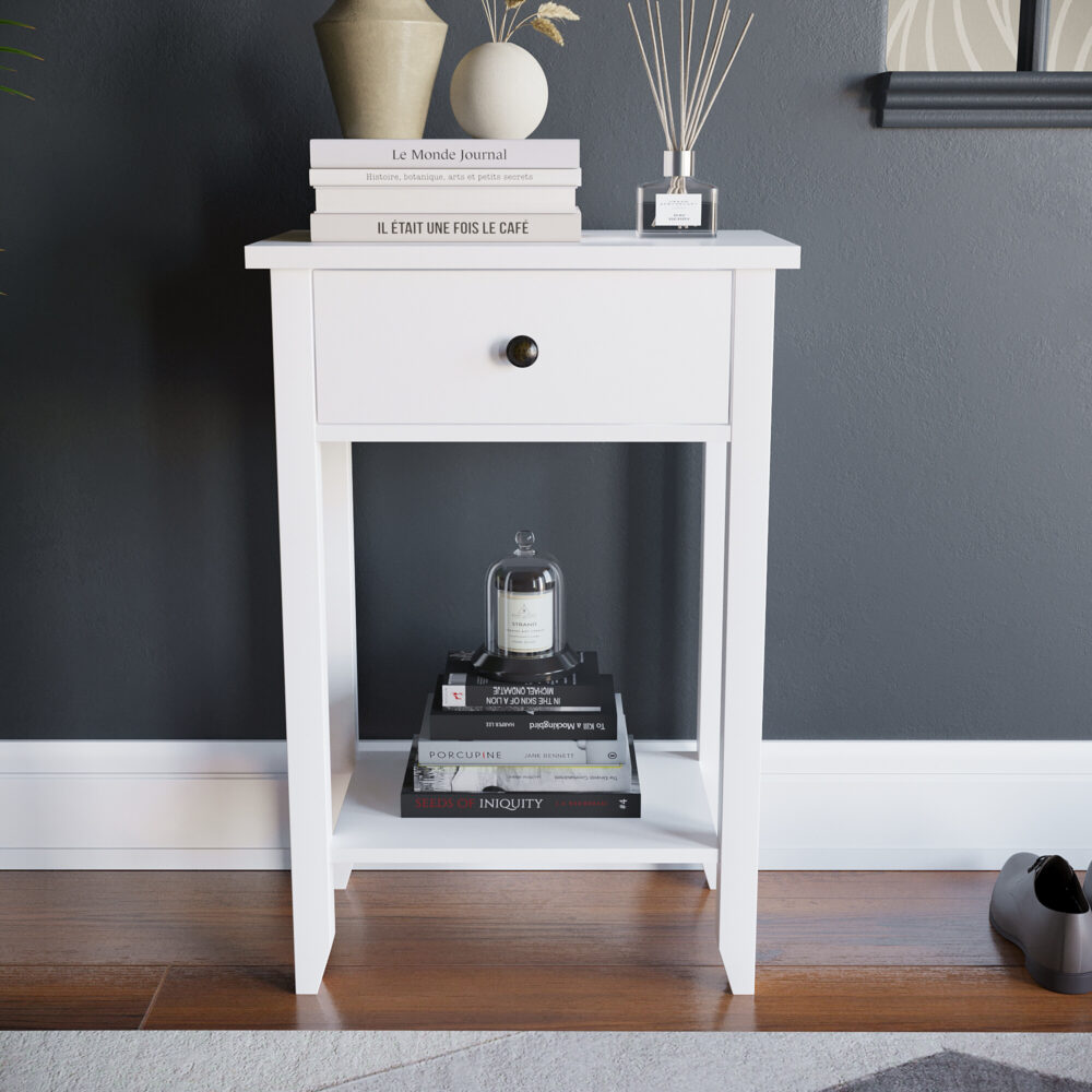 Windsor 1 Drawer Console Table Hallway Storage - Image 3